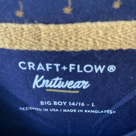 Croft & Flow Boys Pocket Tee Size L - Picture 3 of 3